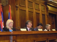 14 June 2013 National Assembly Secretary General Jana Ljubicic at the opening of the General Assembly of the European Anti-Poverty Network